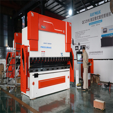WC67K 125T/3200 Металл ган гулзайлтын машинд зориулсан 4 тэнхлэгт гидравлик CNC хэвлэлийн тоормос
